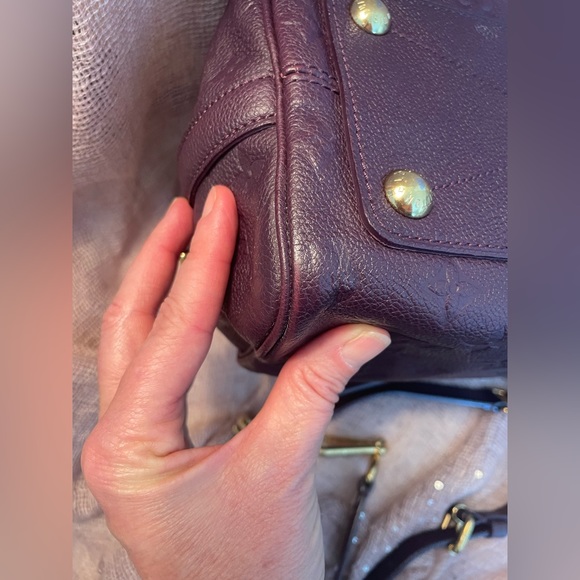 LOUIS VUITTON Empreinte Speedy Bandouliere 25 Leather HandBag - Picture 10 of 17